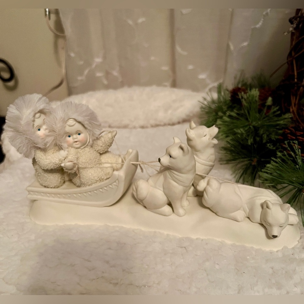 Department 56 Snowbabies "I Think They're All Mushed Out"